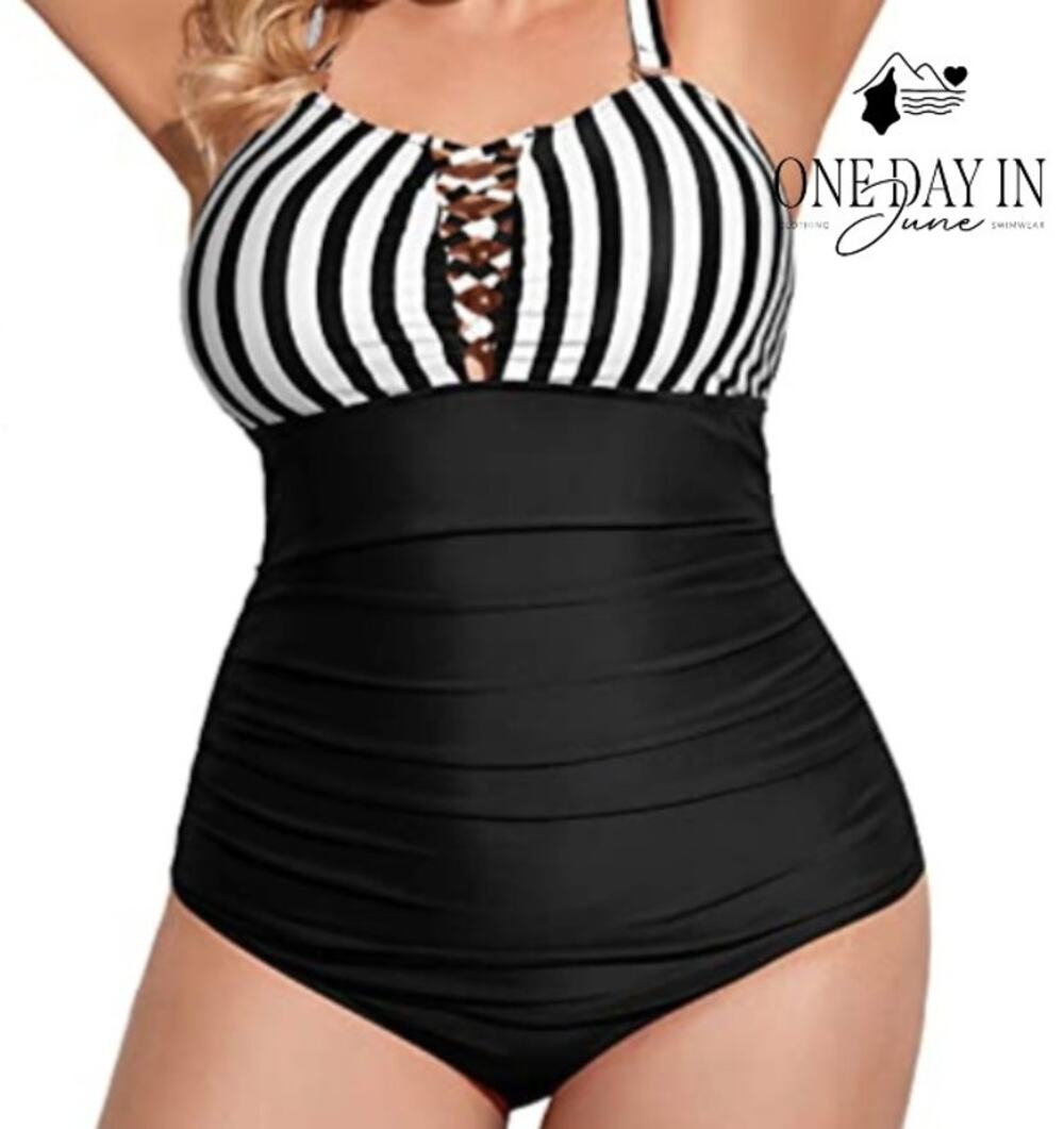 Hanna Nikole Plus Size One Piece Swimsuit Size 18W